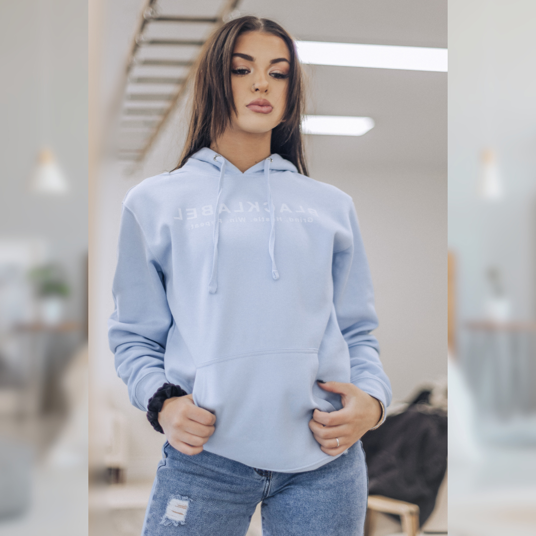 Ice Blue Fleece Hoodie