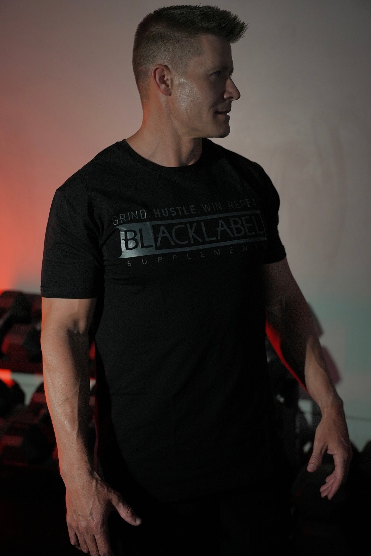 BLACKLABEL Black Logo T-Shirt – BLACKLABEL Supplements