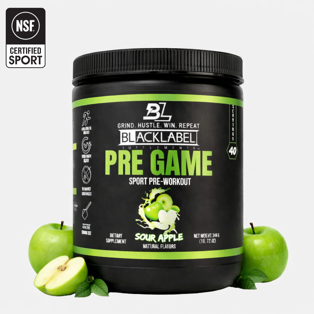 TARGET 限定 PLAYERS PRODUCED MIRACLE BLACK NSF Certified PRE GAME – BLACKLABEL Supplements