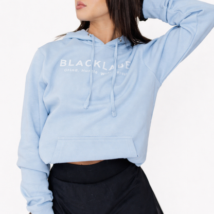 Ice Blue Fleece Hoodie Unisex