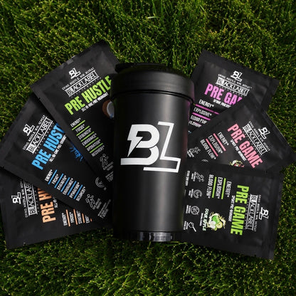 PRE WORKOUT SAMPLES + SHAKER
