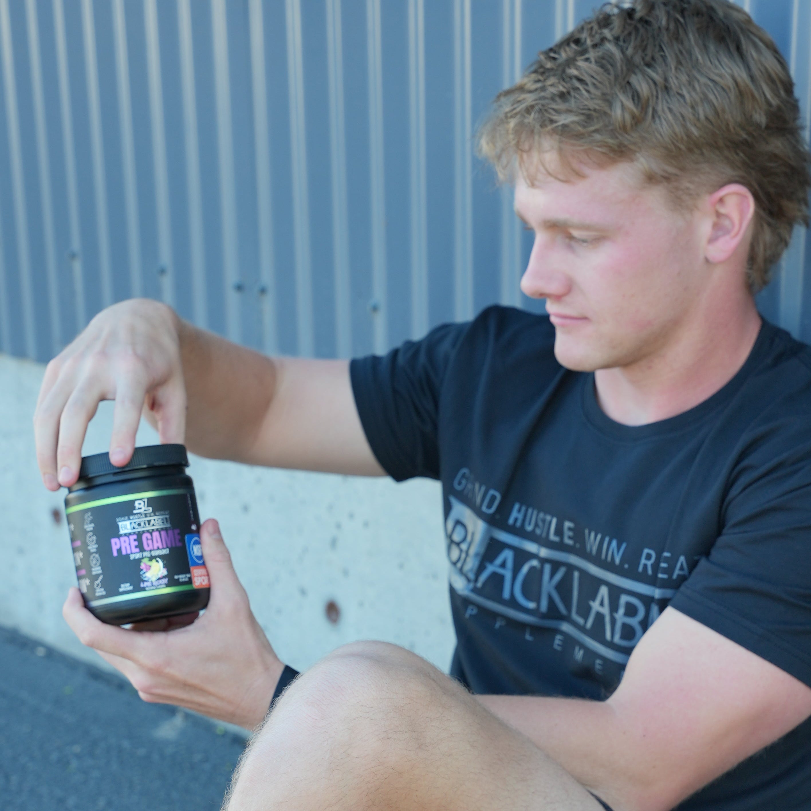 NSF Certified PRE GAME – BLACKLABEL Supplements