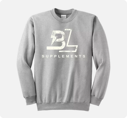 Grey Retro BL Crewneck