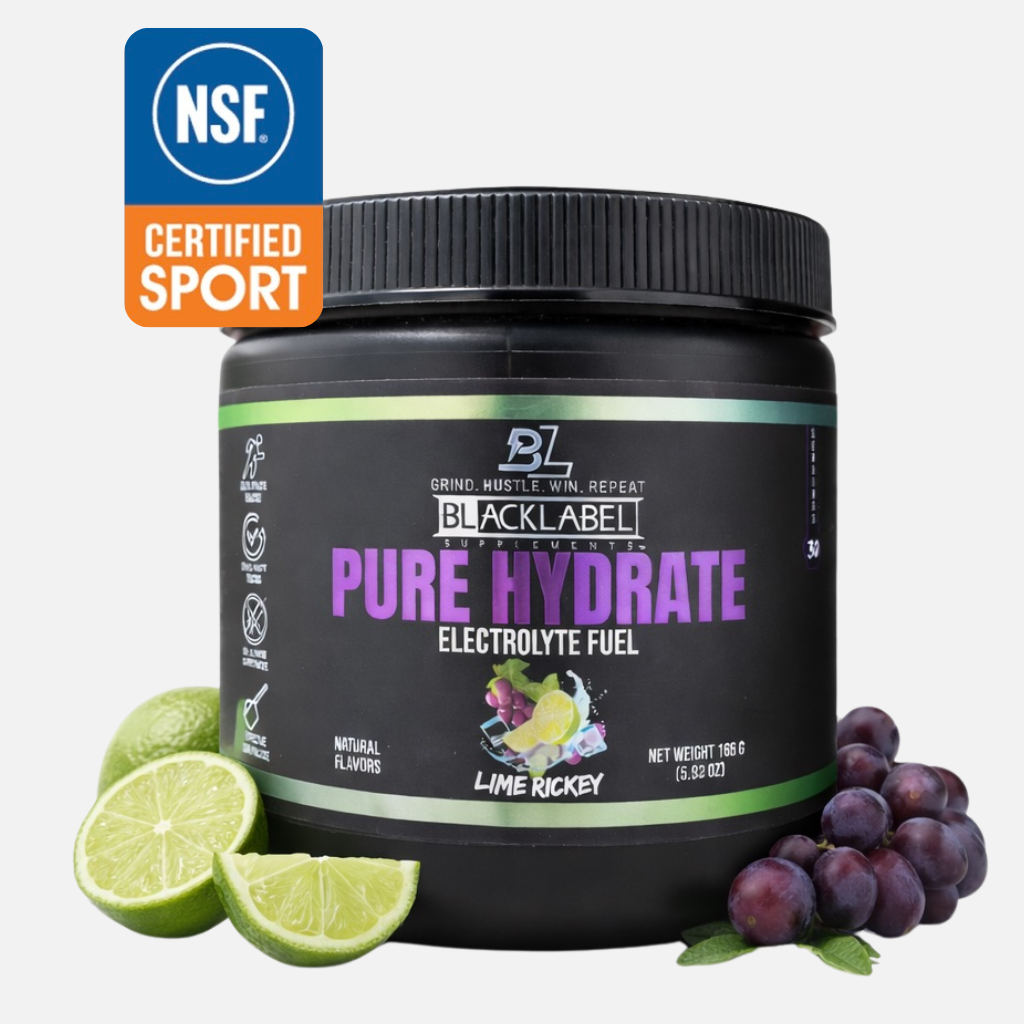 NSF Certified for Sport PURE HYDRATE – BLACKLABEL Supplements