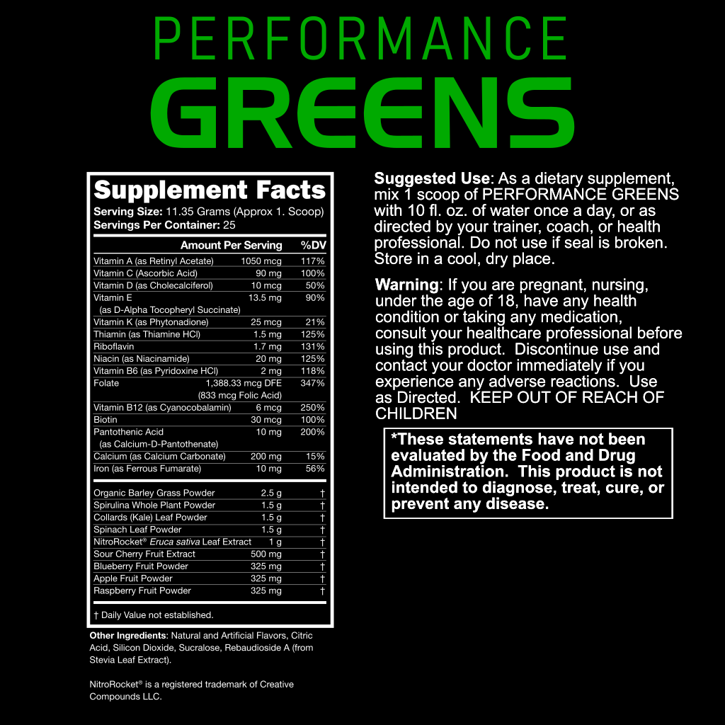 PERFORMANCE GREENS