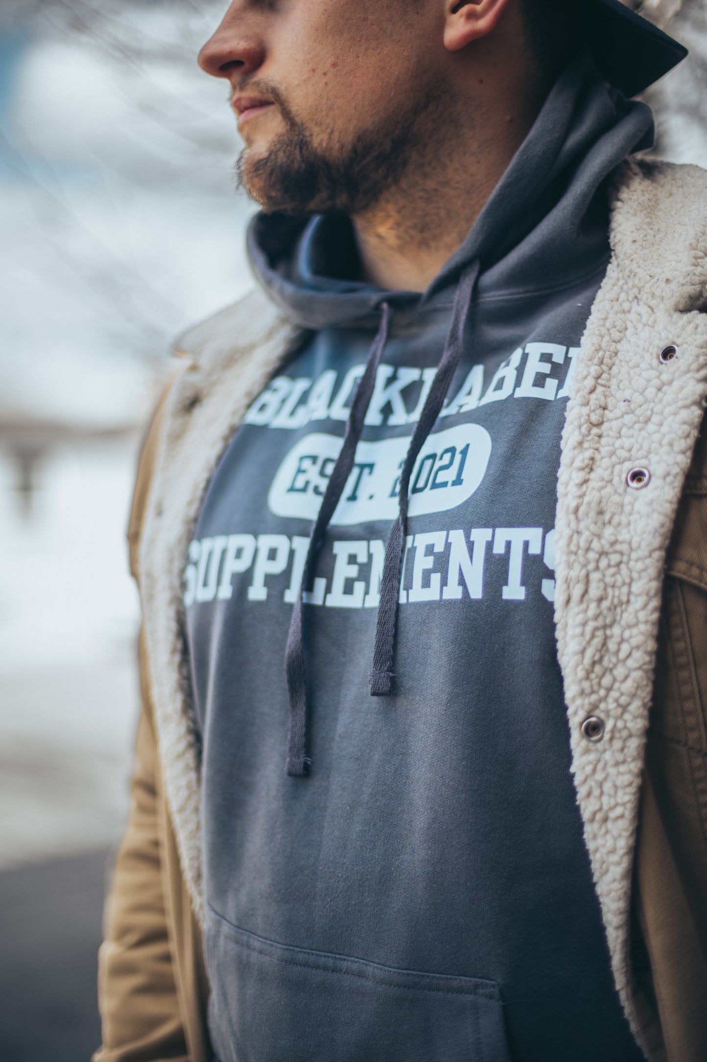 Varsity Grey Hoodie